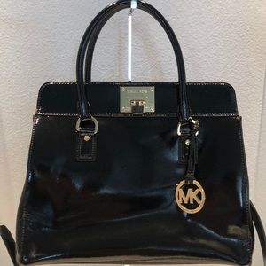 MK Astrid  Patent Leather Handbag